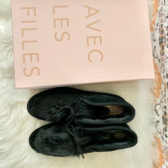 AVEC LES FILLES “Demi II” NEW Faux Fur Booties 8.5 - Picture 10 of 13